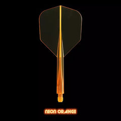 Condor AXE Neon Small Shape Flight Stems Shafts - Neon Gelb - S= 21.5mm - FutureDart