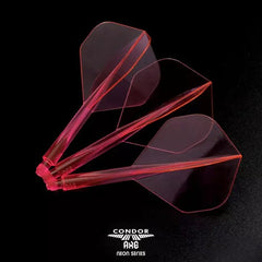Condor AXE Neon Standard Shape Flight Stems Shafts - Neon Pink - S= 21.5mm - FutureDart