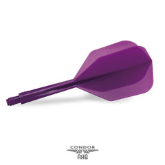 Condor AXE Small Shape Flight Stems Shafts - Purple - S= 21.5mm - FutureDart
