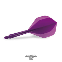 Condor AXE Standard Shape Flight Stems Shafts - Purple - S= 21.5mm - FutureDart