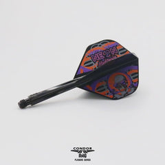 Condor AXE Stowe Buntz NEON NIGHTMARE 3 Standard, Small, WingSlim Shape Flight Stems Shafts - Standard - S= 21.5mm - FutureDart