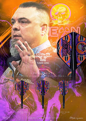 Condor AXE Stowe Buntz NEON NIGHTMARE 3 Standard, Small, WingSlim Shape Flight Stems Shafts - WingSlim - S= 21.5mm - FutureDart