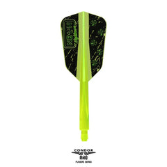 Condor AXE Stowe Buntz NEON NIGHTMARE Standard, WingSlim, Small Shape Flight Stems Shafts - Small - S= 21.5mm - FutureDart