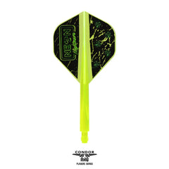 Condor AXE Stowe Buntz NEON NIGHTMARE Standard, WingSlim, Small Shape Flight Stems Shafts - Standard - S= 21.5mm - FutureDart