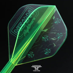 Condor AXE Stowe Buntz NEON NIGHTMARE Standard, WingSlim, Small Shape Flight Stems Shafts - Standard - S= 21.5mm - FutureDart