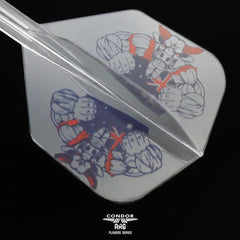 Condor AXE THE BULL James Bailey Standard - Small Shape Flight Stems Shafts - Clear - Small - S= 21.5mm - FutureDart