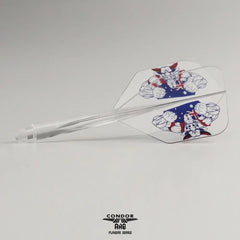 Condor AXE THE BULL James Bailey Standard - Small Shape Flight Stems Shafts - Schwarz - Standard - S= 21.5mm - FutureDart