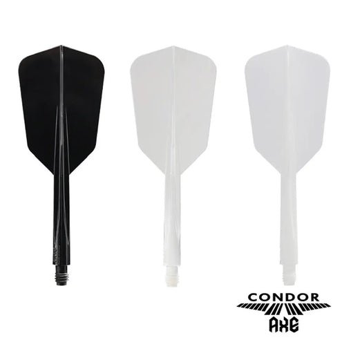 Condor AXE WING SLIM Shape Flight Stems Shafts - White - S= 21.5mm - FutureDart
