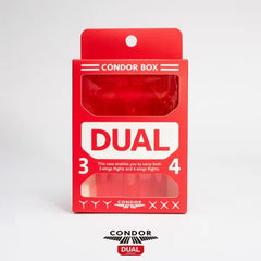 Condor Box DUAL Dart - Flight Case - Clear Red - FutureDart