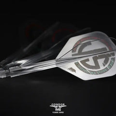 Condor AXE Special One 3 Small Shape Flight Stems Shafts - Clear - S= 21.5mm - FutureDart