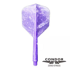 Condor Zero Stress Marble Purple Small Shape Flight Stems Shafts
