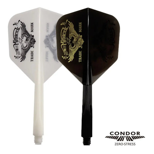 Condor Zero Stress WEST BULL LA Small Shape Flight Stems Shafts - Black - S= 21.5mm - FutureDart