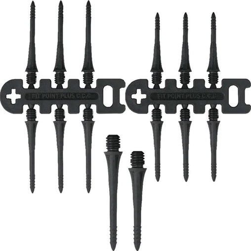 Cosmo Fit Point Plus Carbon Conversion Points 6 Stück 25mm - 30mm - 25 mm - FutureDart