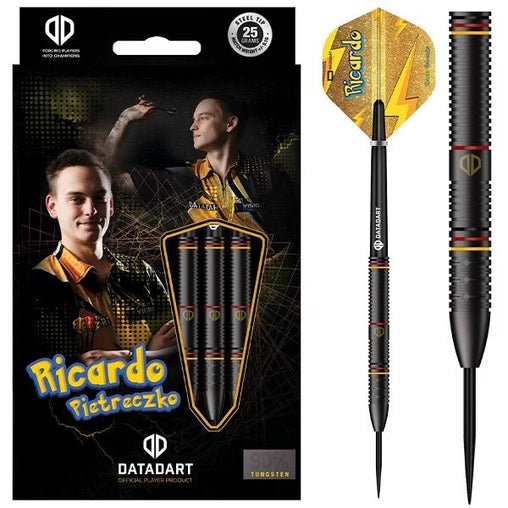 Datadart Ricardo Pietreczko Black PVD Steeldarts 21g, 23g, 25g - 21g - FutureDart