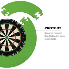 Designa Dartboard Surround - Jigsaw - Green - FutureDart