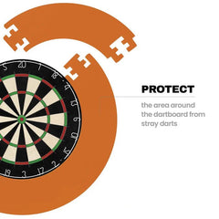 Designa Dartboard Surround - Jigsaw - Orange - FutureDart