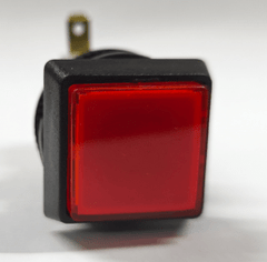 Drucktaster mit Mikroschalter und Led Birne - mit Beschriftung z.B. für Löwen Dartgeräte - ohne Beschriftung - FutureDart