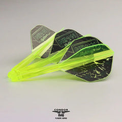 Condor AXE Stowe Buntz NEON NIGHTMARE Standard, WingSlim, Small Shape Flight Stems Shafts