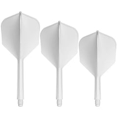 GOAT A1R No6 Flight und Schaftsystem - Short 19mm - Clear - FutureDart