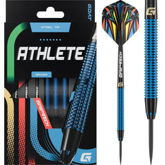 GOAT Athlete Brass Blue Steeldarts 12g - FutureDart