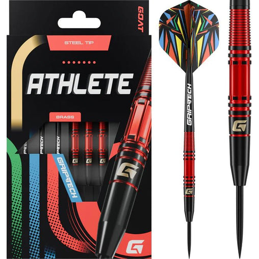 GOAT Athlete Brass Red Steeldarts 11g - FutureDart