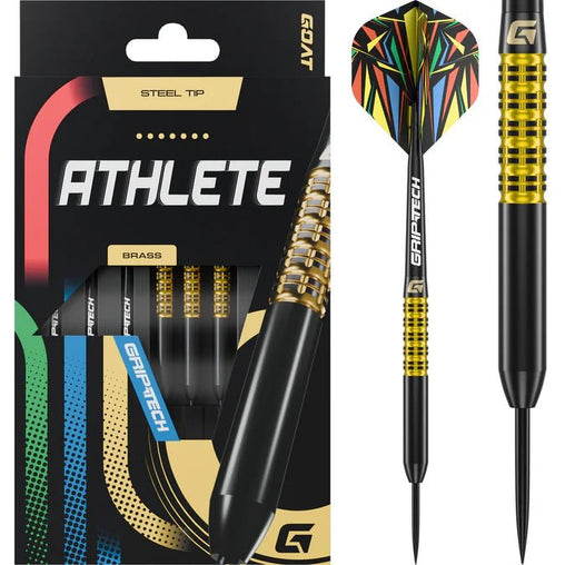 GOAT Athlete Brass Yellow Steeldarts 12g - FutureDart