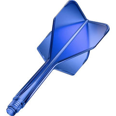 GOAT A1R No6 Flight und Schaftsystem - Short 19mm - Blue - FutureDart