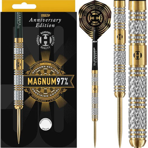 Harrows Anniversary Edition Magnum Steeldarts 21g, 23g, 25g - 21g - FutureDart