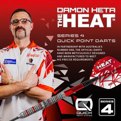 Harrows Damon Heta Series 4 Quick Point Steeldarts 21g, 23g, 24g, 25g - 21g - FutureDart