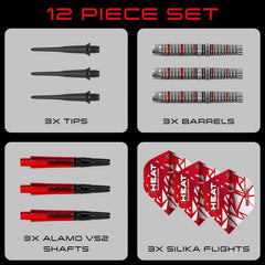 Harrows Damon Heta Series 4 Softdarts 18g, 20g - 18g - FutureDart
