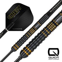 Harrows Dave Chisnall Chizzy 90% Series 3 Quick Point Steeldarts 21g, 22g, 23g, 24g, 25g, 26g (Kopie) - 21g - FutureDart