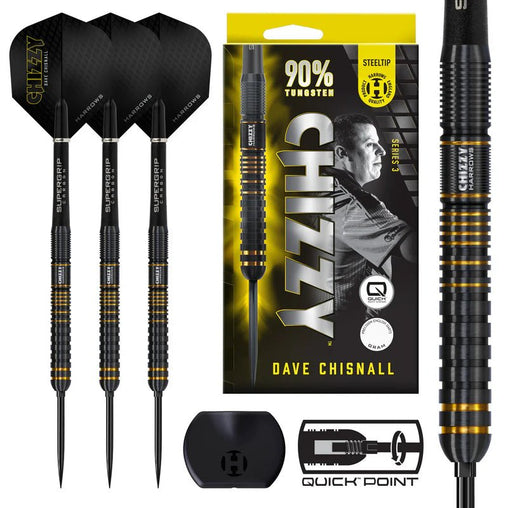 Harrows Dave Chisnall Chizzy 90% Series 3 Quick Point Steeldarts 21g, 22g, 23g, 24g, 25g, 26g (Kopie) - 21g - FutureDart