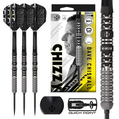 Harrows Dave Chisnall Chizzy Series 4 Quick Point Steeldarts 22g, 23g, 24g, 26g - 22g - FutureDart