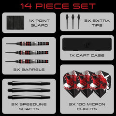 Harrows Heavy Metal Ryan Searle Softdarts 18g, 20g - 18g - FutureDart