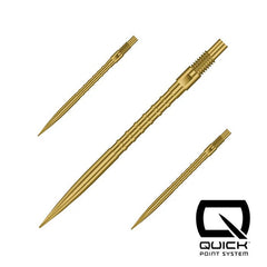 Harrows HM Grip Quick Points Black, Gold, Silver - Schwarz - 26 mm - FutureDart