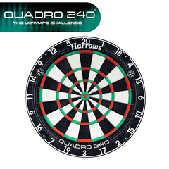 Harrows Quadro 240 Steeldartboard - FutureDart