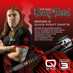 Harrows Ryan Searle Series 3 Quick Point Steeldarts 22g, 23g, 24g, 26g, 30g, 32g - 22g - FutureDart