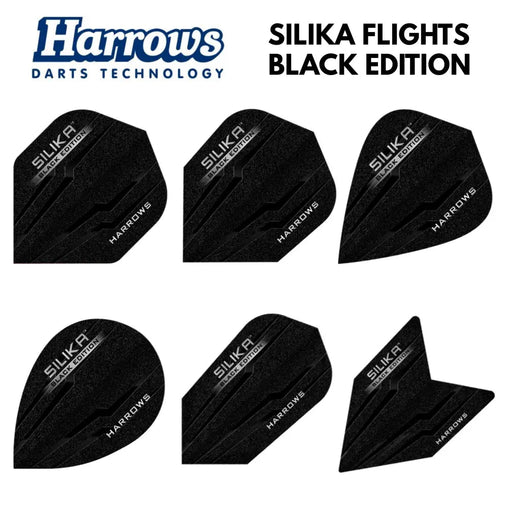 Harrows Silika Black Edition Flights - No2 - FutureDart