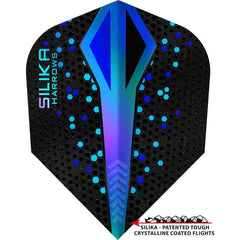 Harrows Silika Tough Crystalline Coating Colourshift No6 Flights - Blue - FutureDart