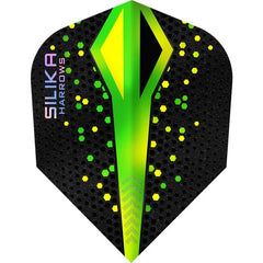 Harrows Silika Tough Crystalline Coating Colourshift No6 Flights - Green - FutureDart