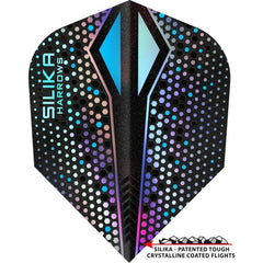 Harrows Silika Tough Crystalline Coating Colourshift - X No6 Flights - Silver - FutureDart