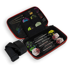 Harrows Smart Case XL Dartwallet - Grau/Rot - FutureDart