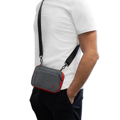 Harrows Smart Case XL Dartwallet - Grau/Rot - FutureDart