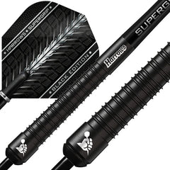 Harrows Supergrip Black Edition Steeldarts 21g, 22g, 23g, 24g, 25g, 26g, 28g, 30g - 21g - FutureDart