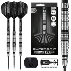 Harrows Supergrip Torpedo 90% Quick Point Steeldarts 22g, 23g, 24g - 22g - FutureDart
