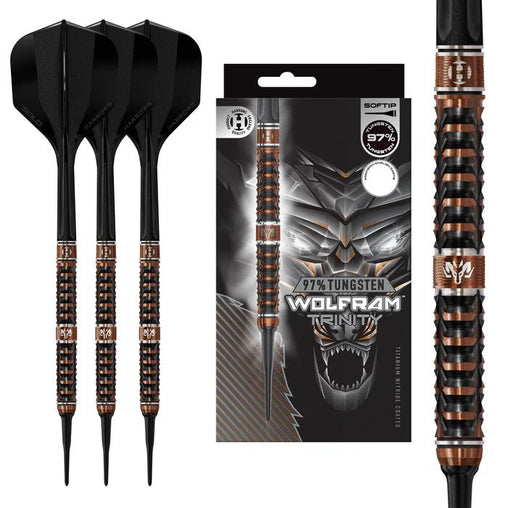 Harrows Wolfram Trinity 97% Softdarts 18g, 20g - 18g - FutureDart