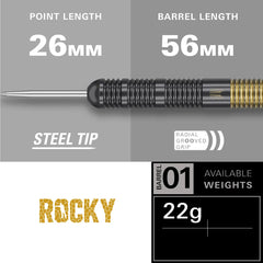 Target Josh Rock Brass Steeldarts 22g