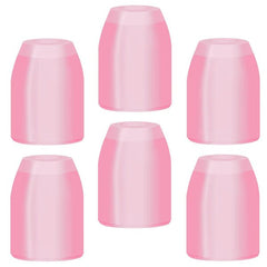 L - Style - Standard Champagne Rings - Pack 6 - Pink - FutureDart