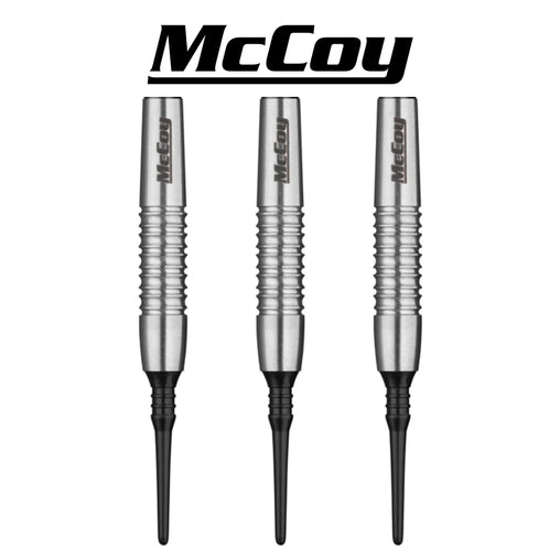 McCoy Marksman - 90% Tungsten Softdartbarrels - Silver - FutureDart