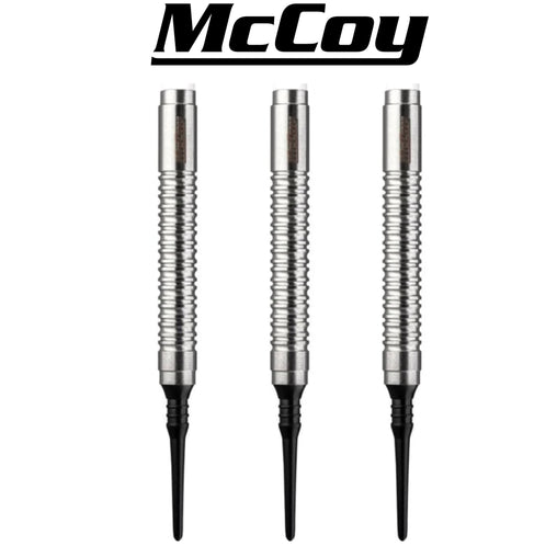 McCoy Max - 90% Tungsten Softdartbarrels - Silver - FutureDart